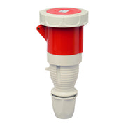 Walther Werke - CEE-Kupplung (IEC 60309) Wasserdichte Kupplung 368406 63A 4P 6h − 5 Stück