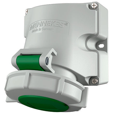 Mennekes - CEE-Steckdose (IEC 60309) Wanddose 9124 16A4p10h 100-300Hz