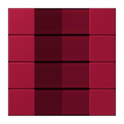 Jung - Abdeckung/Bedienelement für Installationsschalterprogramme Tastensatz 4fach LC 504 TSA 229 rouge carmin