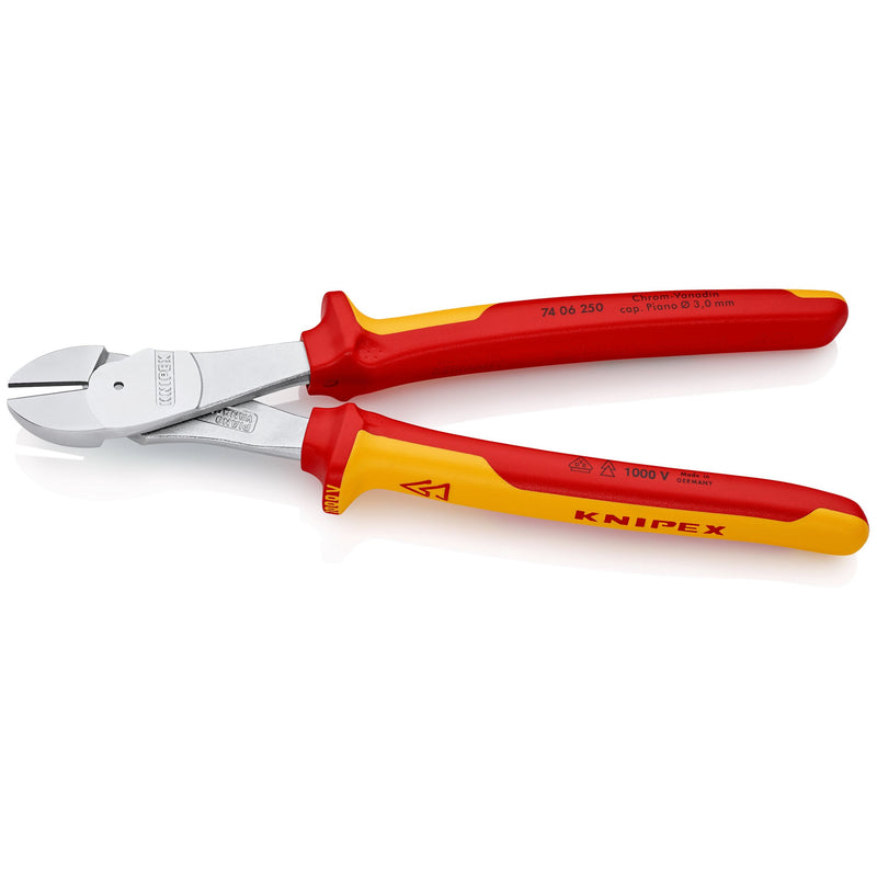 Knipex - Seitenschneider Kraft-Seitenschneider 74 06 250 isoliert, 250mm