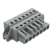 WAGO - Kabelsteckverbinder für Leiterplattensteckverbinder 1-Leiter-Federleiste 231-107/031-000 CAGECLAMP,2,5 mm²,gr − 50 Stück