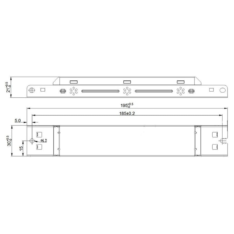 Radium Lampenwerk - LED-Betriebsgerät LED-Treiber OTNA4436 40W/200-350mA  − 1 Stück