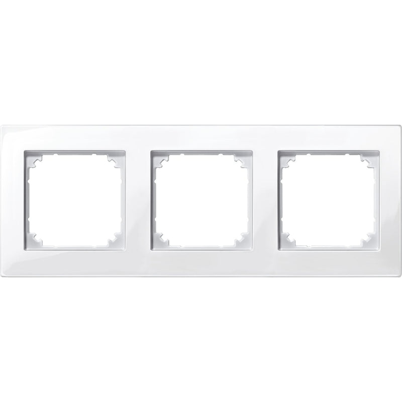 Merten - Abdeckrahmen M-PLAN-Rahmen 3f. pws/gl 515319
