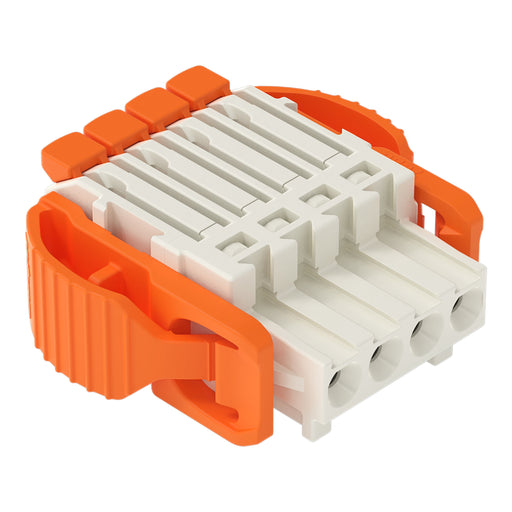 WAGO - Kabelsteckverbinder für Leiterplattensteckverbinder 1-Leiter-Federleiste,Hebel 2734-1104/038-000 PushinCAGECLAMP,lgr − 50 Stück