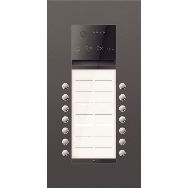 TCS Tür Control - Türstation für Türkommunikation PES PRO Video Außenstat. AVU600214-0017 14T UP R7016