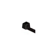 HellermannTyton - Kabelbinder T80R-PA66W-BK 210x4,7 mm, schwarz − 100 Stück