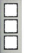 Berker - Abdeckrahmen Rahmen Eds/anth 10133606 3fach