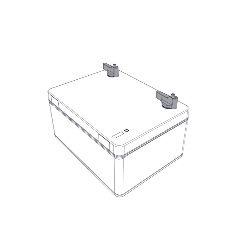 Rose System - Komponente für Tür (Schaltschrank) Knebelgriff mit Schloss 216100020 für Polyglas
