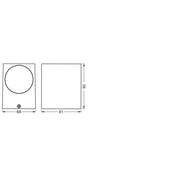 Ledvance - Decken-/Wandleuchte Wandleuchte GU10 ENDUR #4058075763661 weiß
