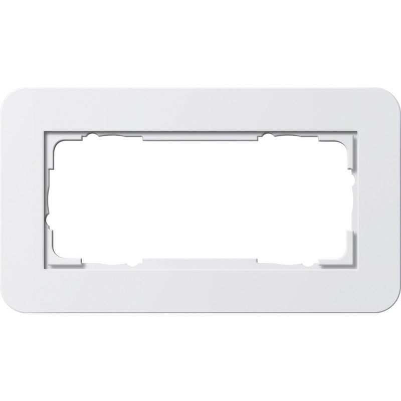 Gira - Abdeckrahmen 2fach o.M 1002410 Reinweiß/Reinweiß