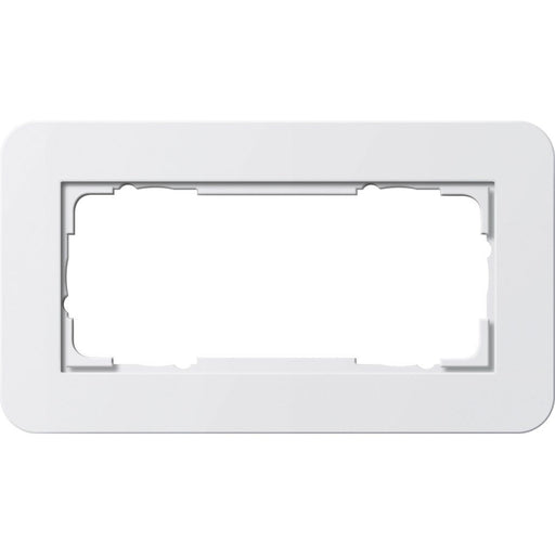 Gira - Abdeckrahmen 2fach o.M 1002410 Reinweiß/Reinweiß