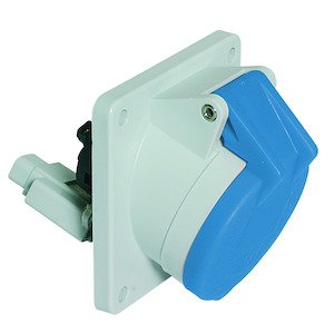 Bals Elektrotech - CEE-Anbausteckdose (IEC 60309) Anbausteckdose geneigt 16A 120584 3p 230V 6h IP44