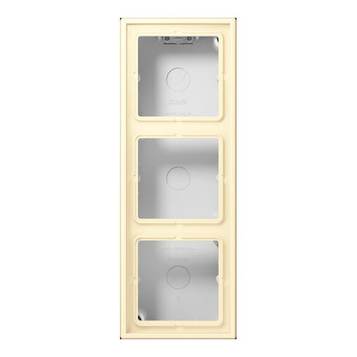 Jung - Aufputzgehäuse für Unterputzgerät Aufputz-Kappe 3fach LC 583 A 201 blanc (32001)