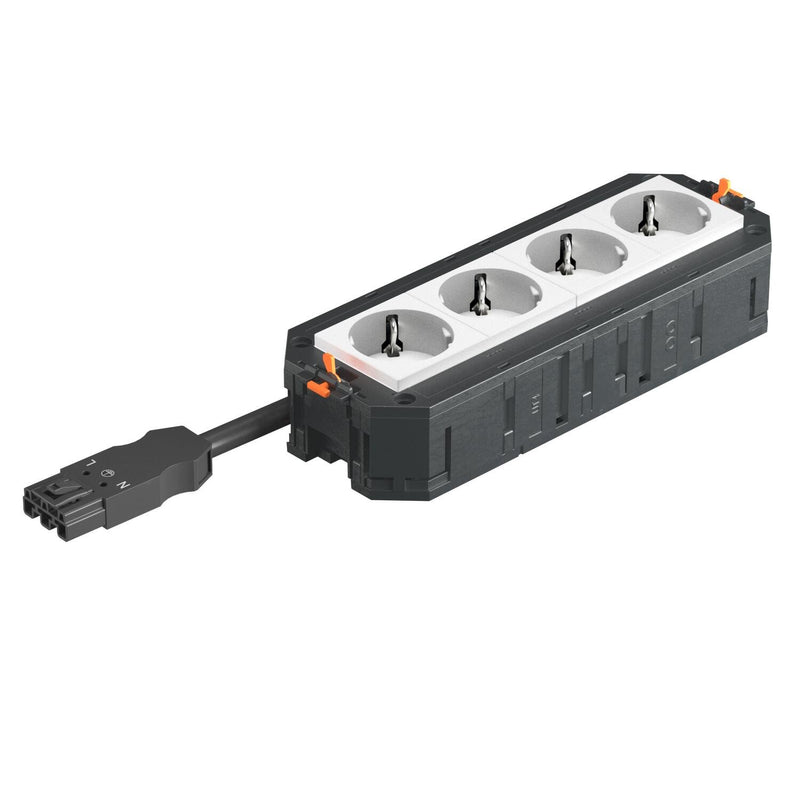 OBO Bettermann - Gerätebecher/Geräteträger für Unterflursystem Universalträger connect UTC4 W W4 208x76x45