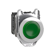 Schneider Electric - Drucktaster, Komplettgerät Leuchtdrucktaster XB4FW33M5 30mm,1Ö+1S,grün,230V