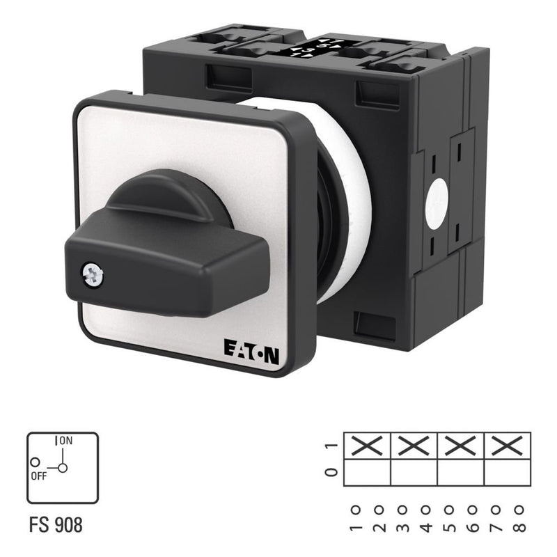 Eaton - Lasttrennschalter EIN-AUS-Schalter T3-2-8324/E T3 32A Einbau