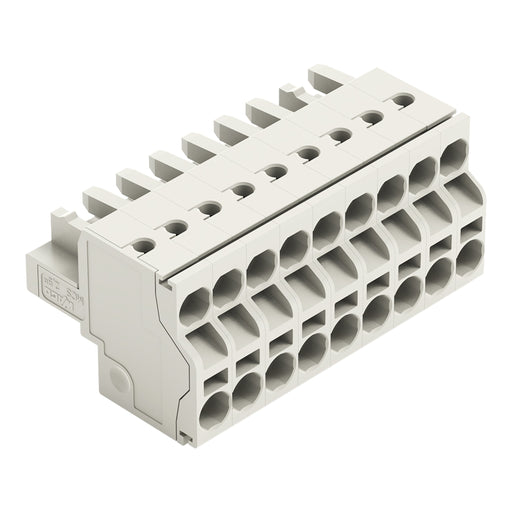 WAGO - Kabelsteckverbinder für Leiterplattensteckverbinder 2-Leiter-Federleiste 721-2109/026-000 CAGECLAMP,2,5mm²,lgr − 50 Stück
