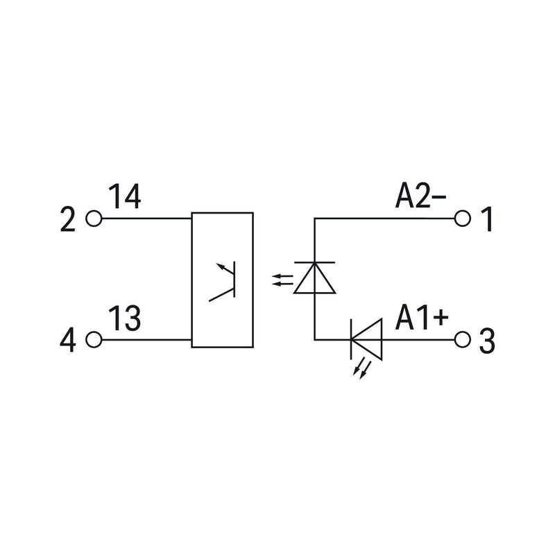 WAGO - Bauelementestecker Solid-State-Relaismodul 2042-7504 DC 24 V