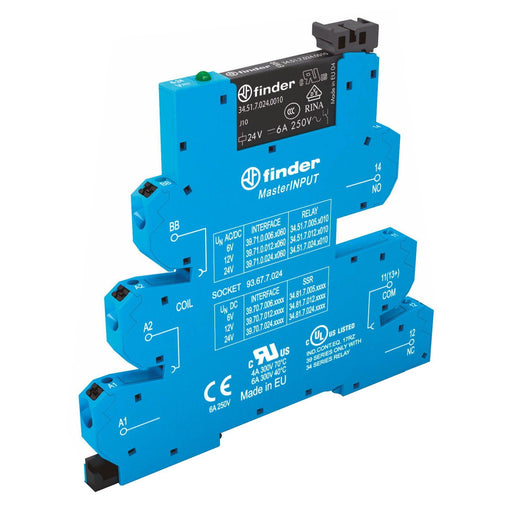 Finder - Schaltrelais Koppelrelais-MasterInput 39.71.0.024.5060 1W, 6A − 10 Stück by Finder
