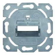 Telegärtner - Kommunikationsanschlussdose Kupfer Modul-Aufn. 1-/2-fach UP/0 100021426 BR f.Schalterprogr. − 1 Stück