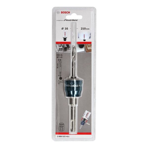 Bosch - Zentrierbohrer/Anbohrer Power Change Plus-Adapter 2608522411 SDS plus mit Bohrer