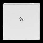 Busch-Jaeger - Bussystem-Tastwippe Wippe 1-f Symbol Dimmer 6234-10-83 alusilber