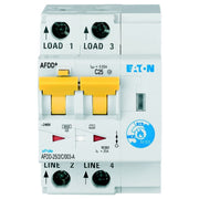 Eaton - Kombination FI-Schalter/Leitungsschutzschalter mit Zusatzeinrichtung Brandschutzschalter AFDD-25/2/C/003-A C, 25 A, Typ A