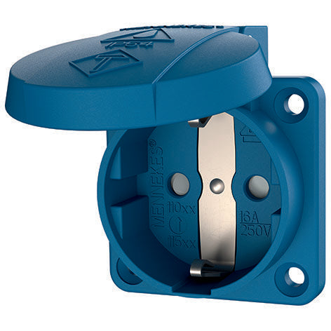 Mennekes - Schutzkontakt-Anbausteckdose Schuko-Anbau-Steckdose 11061 16A,2p+E,230V,bl