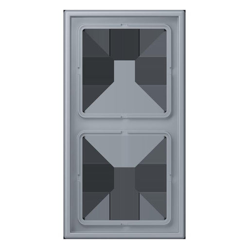 Jung - Abdeckrahmen Rahmen 2-fach LC 982 257 gris clair 59