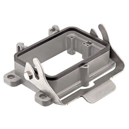 Harting - Gehäuse für Rechtecksteckverbinder Anbaugehäuse Flachdichtung 09300480322 48B niedrige Bauform