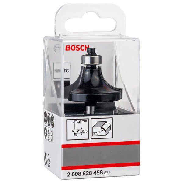 Bosch - Fräser PRO Abrundfräser, R 2608628458 12,7, Schaft 6 mm