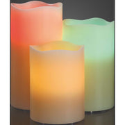 Hellum - Festbeleuchtung LED-Wachskerzen-Set ws 571950 3-Set 3er RGB