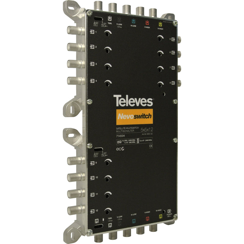 Televes - Multischalter 5 in 12 Guß MS512C NEVO recpower kask