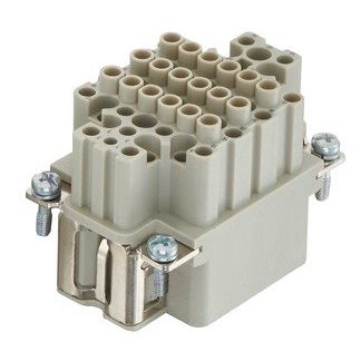 Harting - Kontakteinsatz für Rechtecksteckverbinder Einsatz Crimpanschluss 09160552101 Buchse Polycarbonat