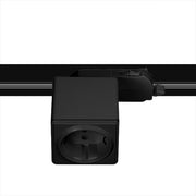 LTS Licht&Leuchten - Elektrisches Zubehör/Ersatzteile für Leuchten Steckdosenadapter ST-ZSchutzk/4230V sw schwarz