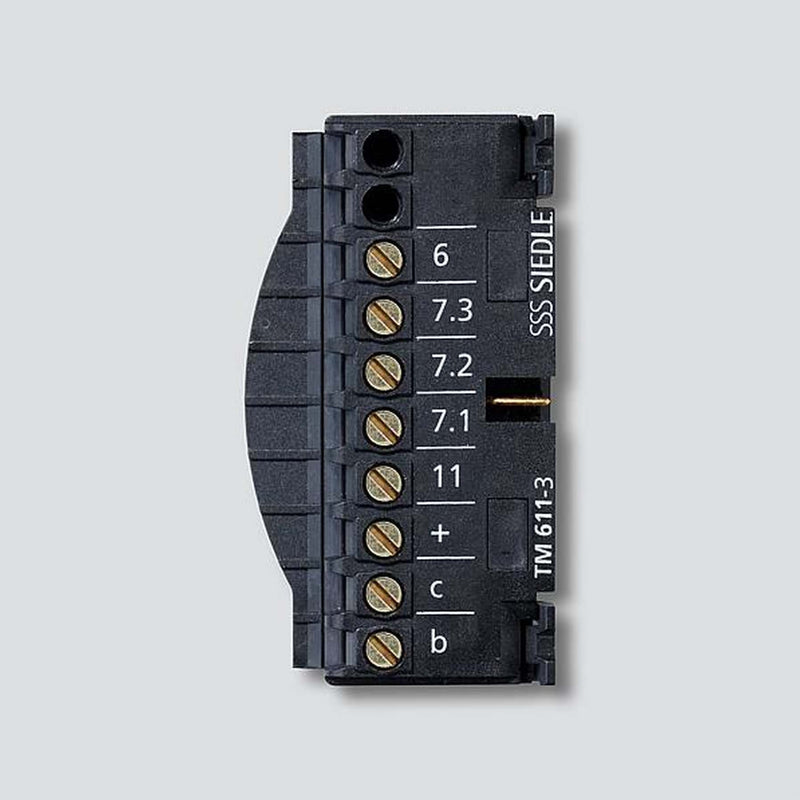 Siedle&Söhne - Zubehör/Ersatzteile für Türkommunikation Klemmblock TM 611-3 Schwarz