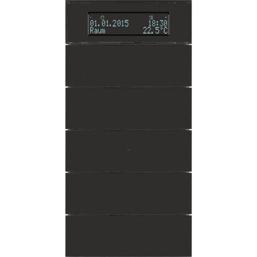 Berker - Bussystem-Mehrfach Bediengerät Tastsensor 5fach 75665592 Glas schwarz
