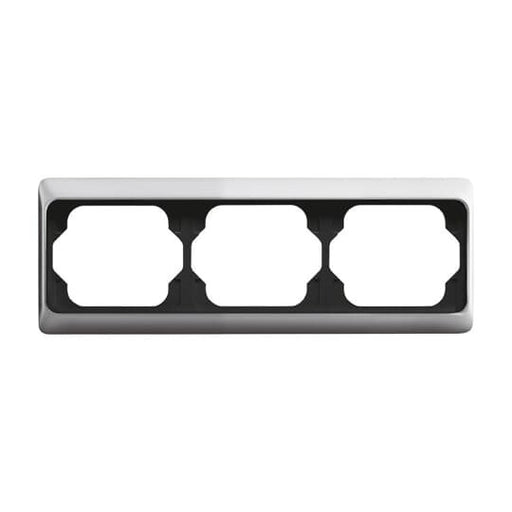 Busch-Jaeger - Abdeckrahmen Rahmen 3-fach 1723 KA-266 titan, waager.,alpha − 1 Stück by Busch-Jaeger
