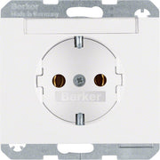 Berker - Steckdose SCHUKO-Steckdose pws 47397009 m.Beschriftungsfeld
