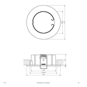 EVN Lichttechnik - Downlight/Strahler/Flutlicht NV EB-Leuchte 511 014 alu/mt 50W 12V IP20