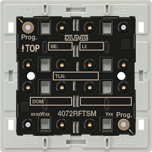 Jung - Bussystem-Tastsensor KNX Funk-Tastsensor-Modul 4072 RF TSM Adapterrahmen 2-fach − 1 Stück