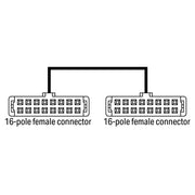 WAGO - Konfektioniertes Sensor-Aktor-Kabel Flachkabel 16-polig 706-753/301-200 2m
