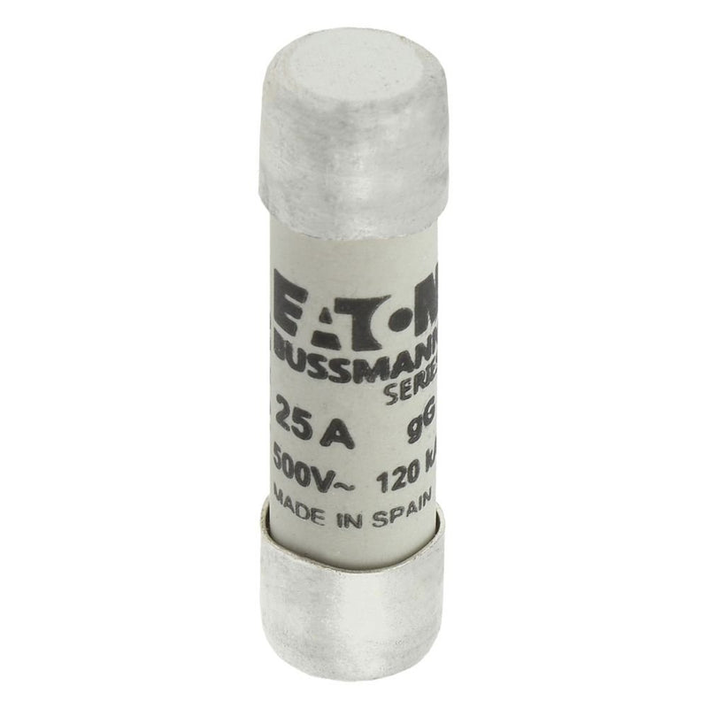 Eaton - Zylindrische Sicherung Sicherungseinsatz Nieders. C10G25 25A AC 500V 120kA − 10 Stück