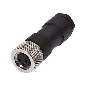 Ipf Electronic - Rundsteckverbinder, feldkonfektionierbar (Industriesteckverbinder) Kabeldose M8 VK003074 3pol.,gerade