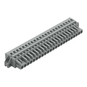 WAGO - Kabelsteckverbinder für Leiterplattensteckverbinder 1-Leiter-Federleiste 231-123/027-000 CAGECLAMP,2,5 mm²,gr − 10 Stück