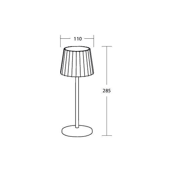 Brumberg Leuchten - Tischleuchte LED-Akkutischleuchte 65411173 3000K