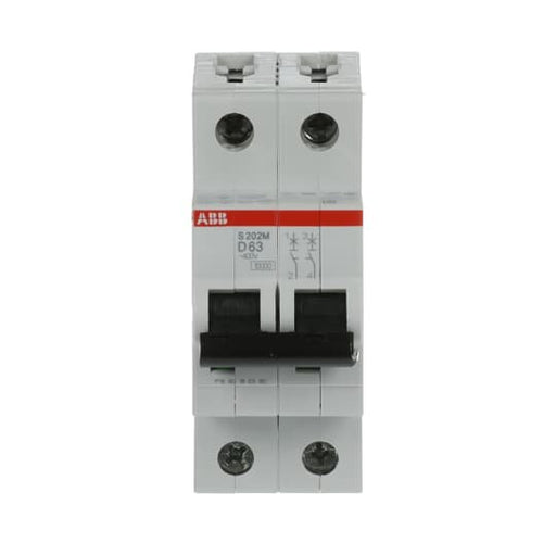 ABB Stotz S&J - Leitungsschutzschalter Sicherungsautomat S202M-D63 10 kA, 63 A, 2P