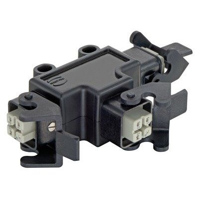 Harting - Installationskleinverteiler Energieverteiler 3xHan 09120084750 3A Anbaugehäuse − 15 Stück