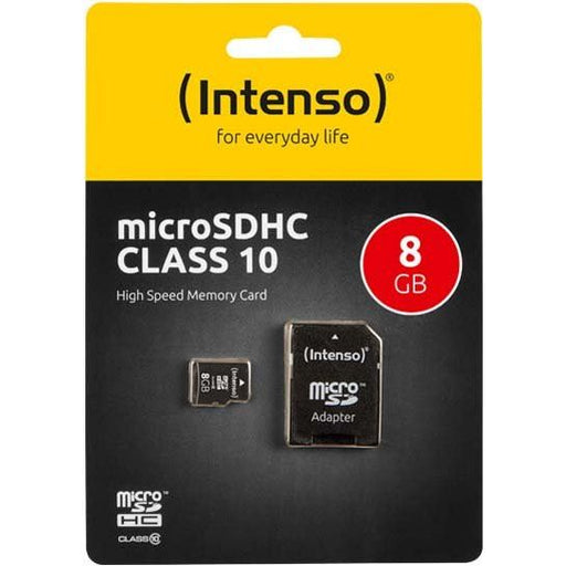 Intenso - Speichermedium digital microSDHC Card 8GB 3413460 (R)40MB/s,(W)10MB/s