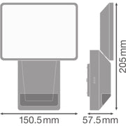 Ledvance - Downlight/Strahler/Flutlicht LED-Strahler mit Sensor EPROFLOODS154KIP55WT 4000K, weiß